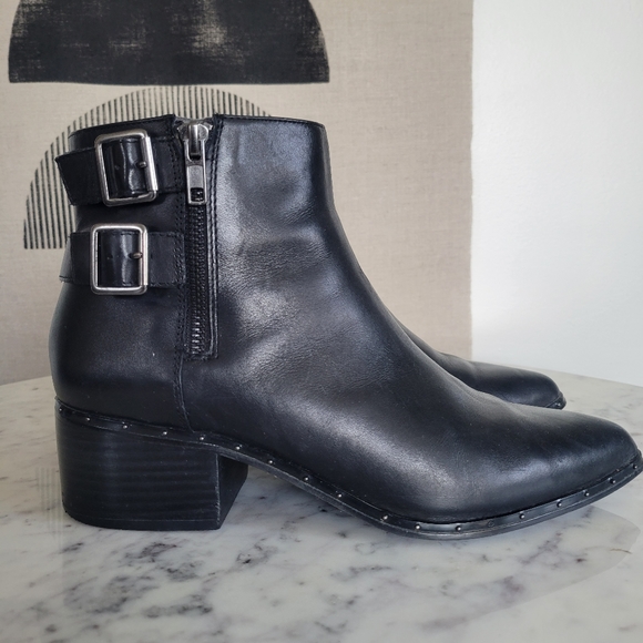 Bleecker & Bond Georgia Bootie in Black Leather - Picture 9 of 9